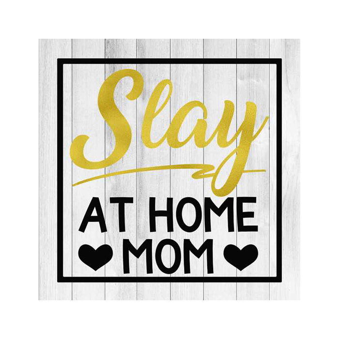 Stay at Home Mom Rustic Farmhouse Style White Wood Sign Wall B3 ...